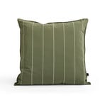 Poduszka HAY Terrazza, oliwkowa w wąskie taśmy, 60 x 60 cm