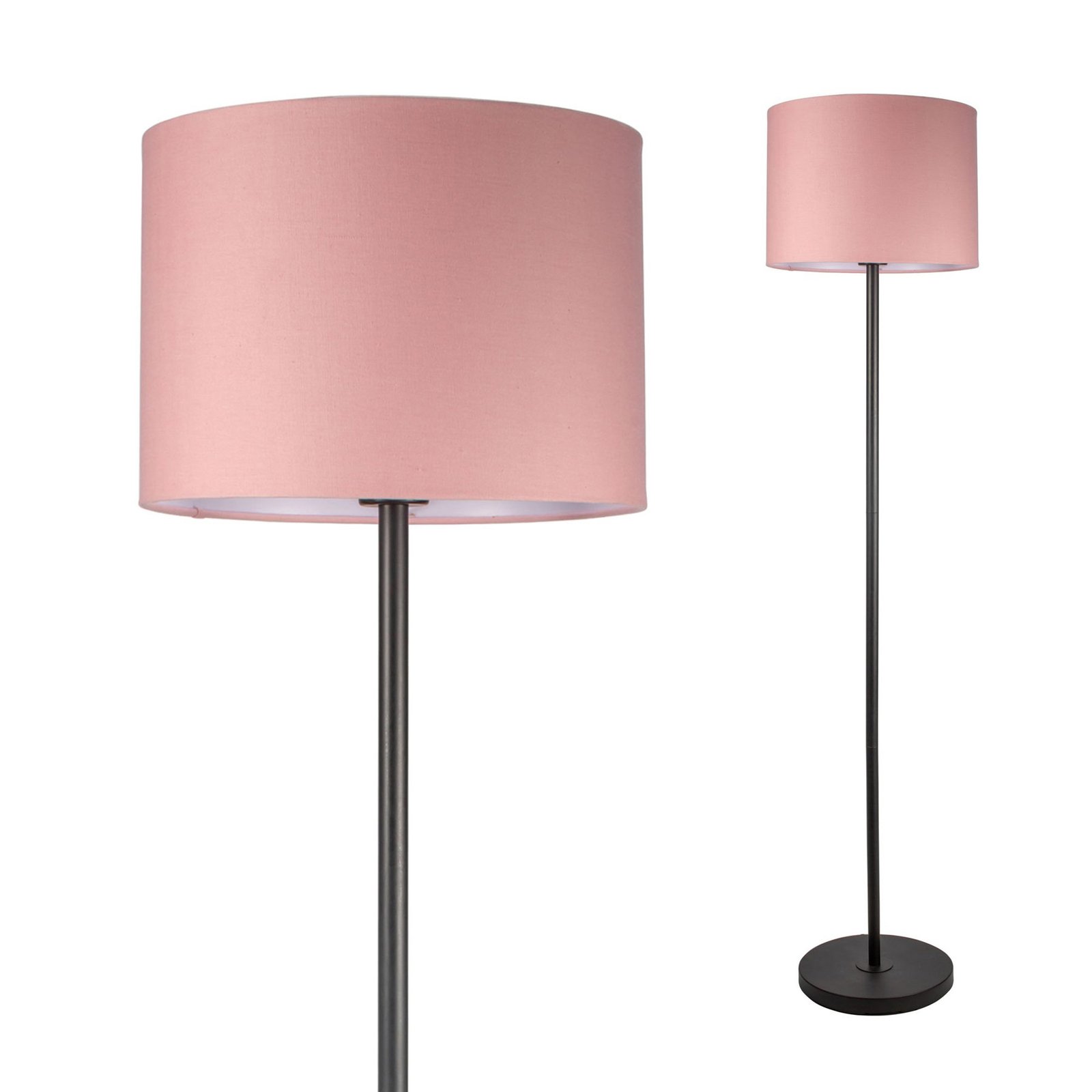 Pauleen Grand Reverie vloerlamp in roze/zwart