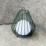 Dyberg Larsen LED-Akku-Tischlampe Evesham, Metall