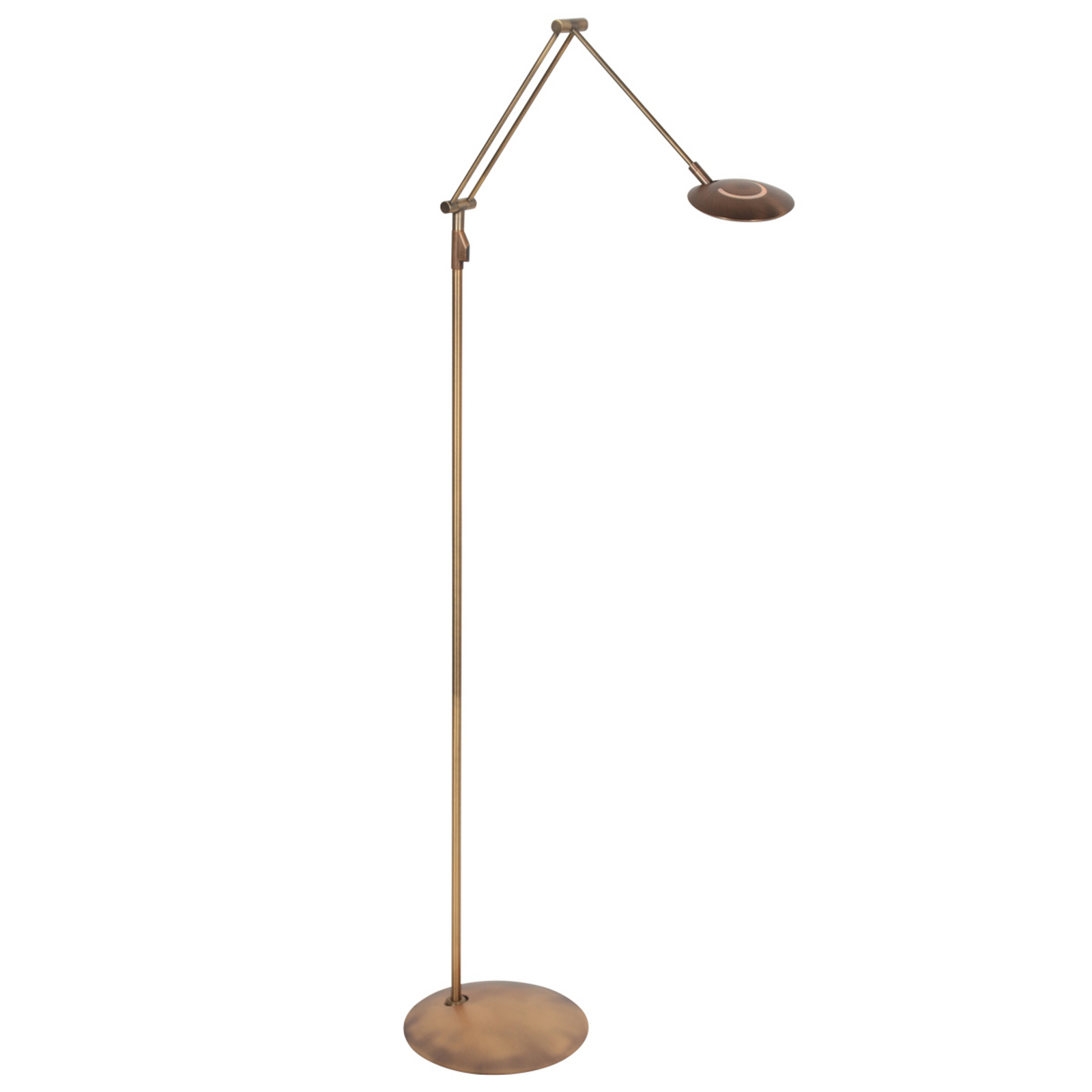 LED vloerlamp Zenith2, 1-lamp, brons, CCT, afstandsbediening LED vloerlamp Zenith2, 1-lamp, brons, CCT, afstandsbediening