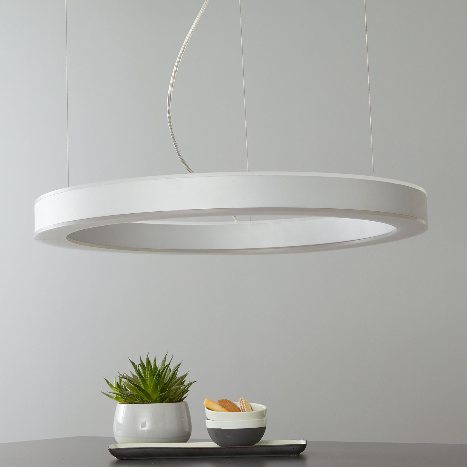 Arcchio Pietro LED hanglamp zilver Ø 70cm