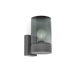 Kila outdoor wall light, glass cylinder