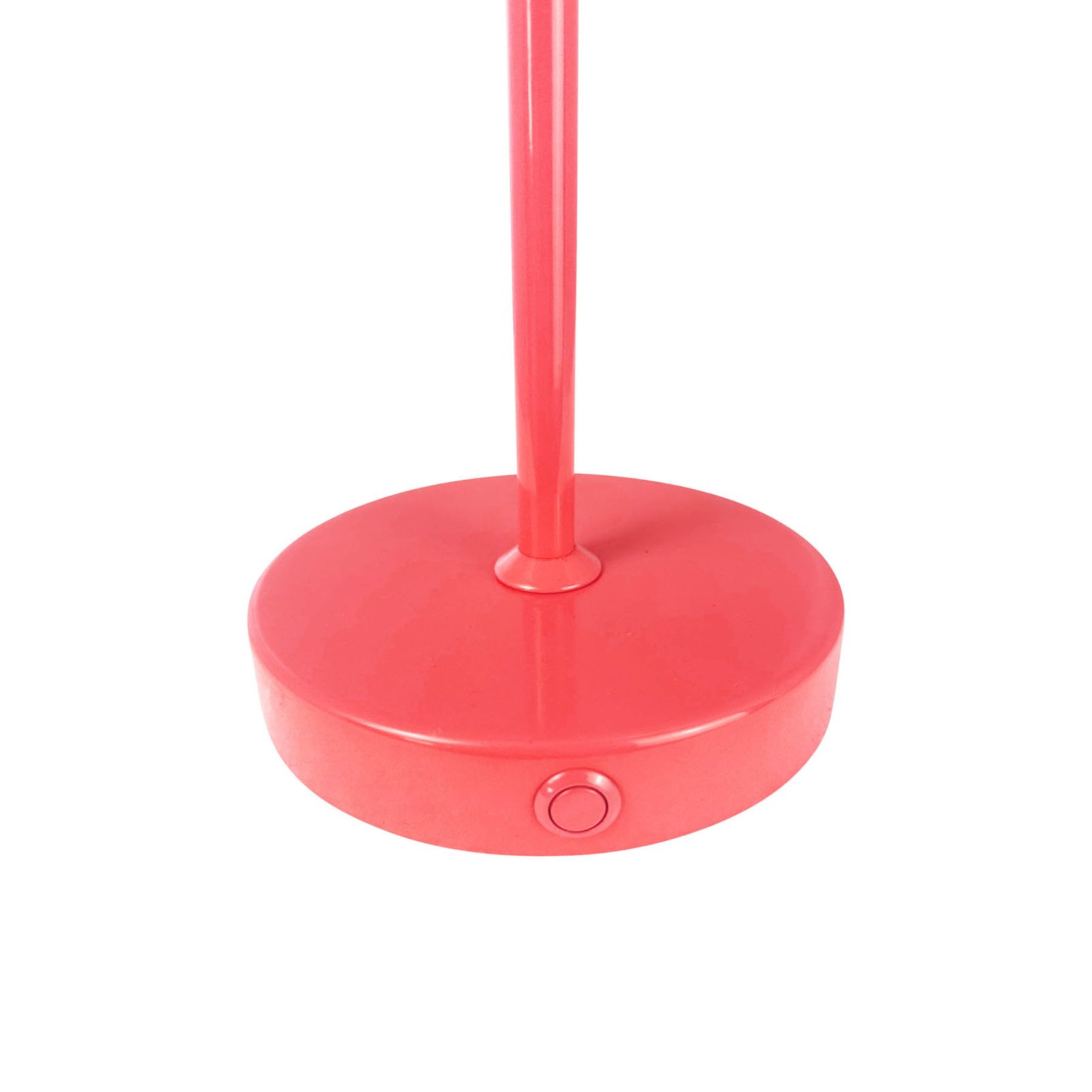 Dyberg Larsen Stockholm Lampe à poser rechargeable, rouge melon