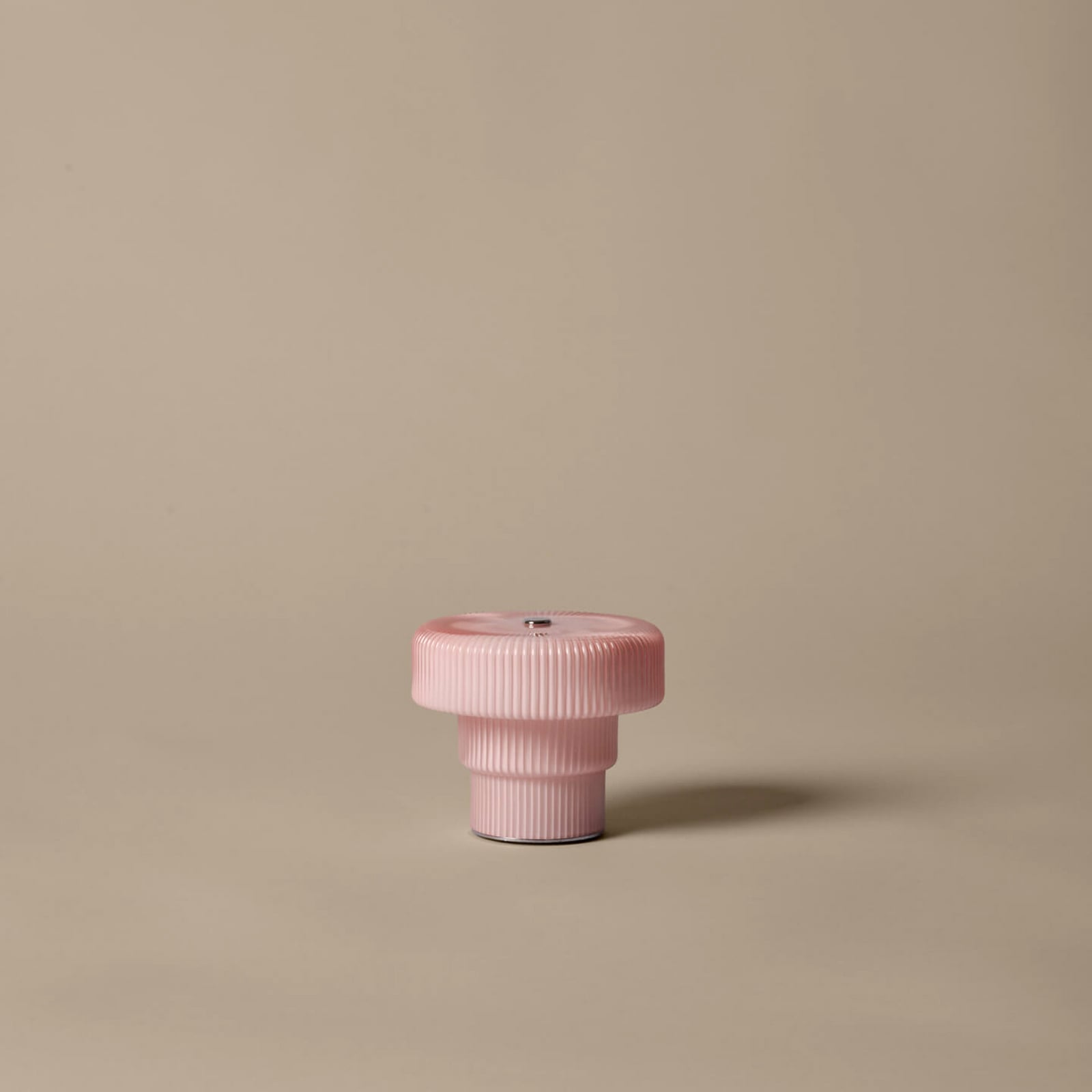 Ripple Portable bordlampe, rosé, 10 cm, glass - ferm LIVING