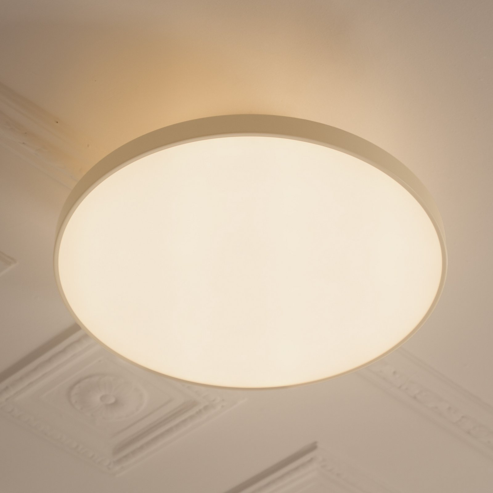 Asteria UP PLUS plafoniera LED, bianco perla, 60 cm CCT - UMAGE