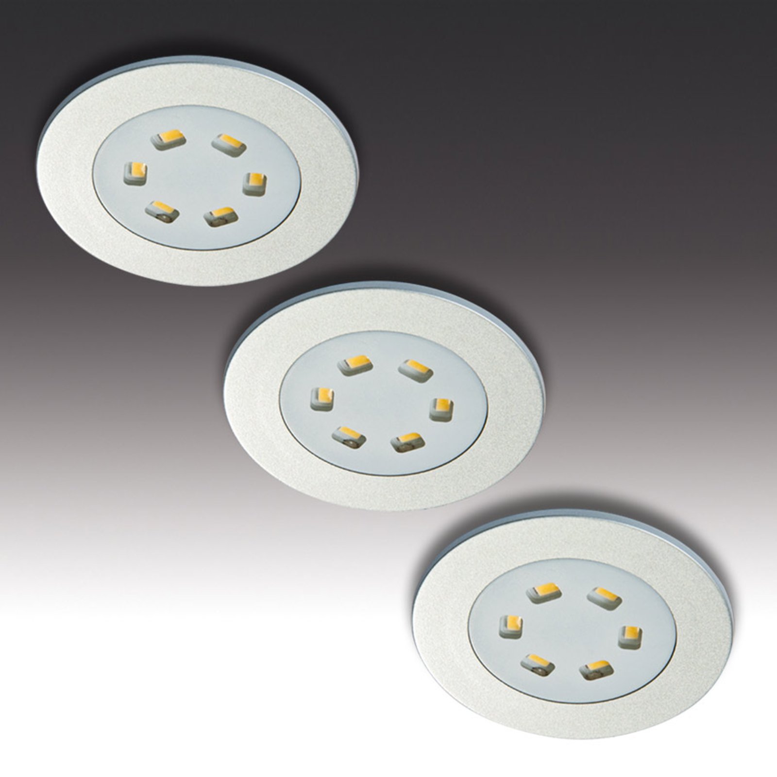 Led Recessed Light R 55 In Set Of Three Lights Ie