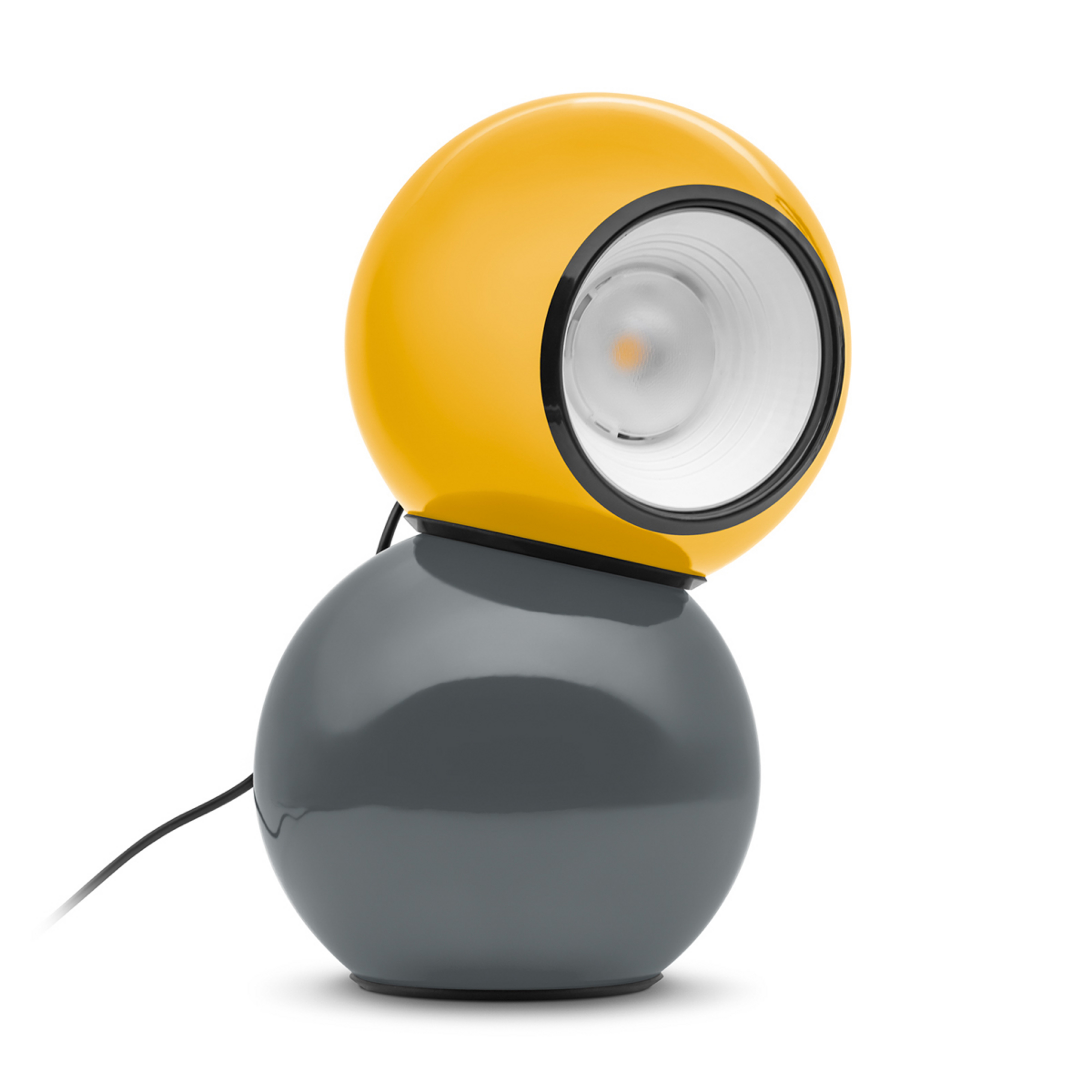 lampe à poser LED Stilnovo Gravitino avec aimant jaune