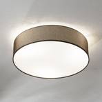 Pasteri brown fabric ceiling lamp 57 cm