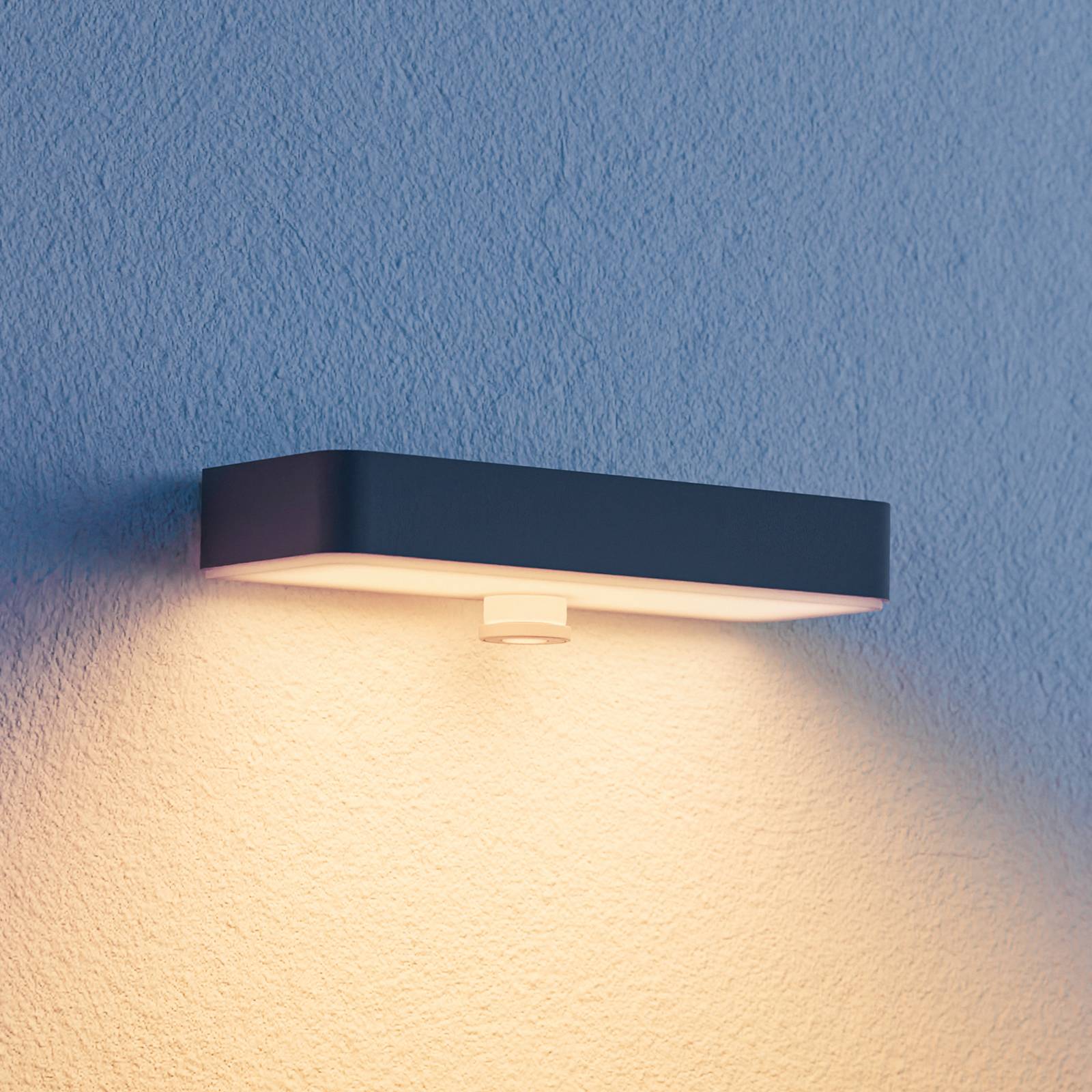 STEINEL LED-Solar-Wandlampe XSolar SOL-O S, anthrazit Sensor günstig online kaufen