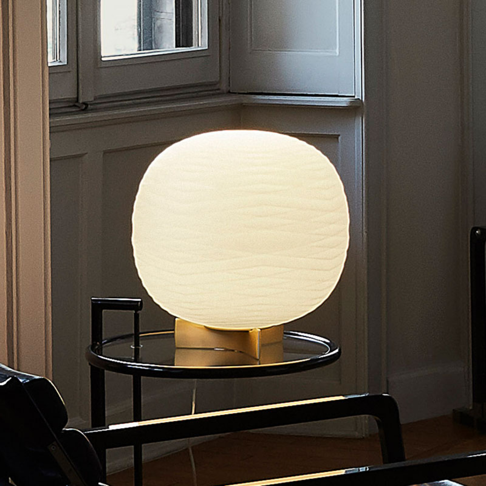 Foscarini Gem glass table lamp with dimmer