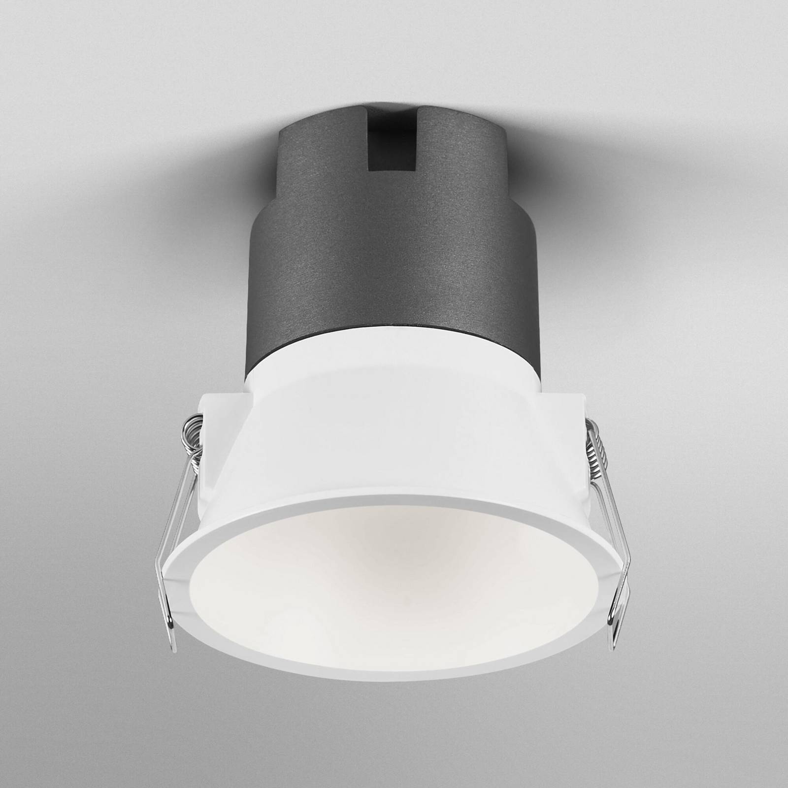 Spot wpuszczany LED OSRAM TWIST, biały/biały, 840, Ø 9,3 cm, metal