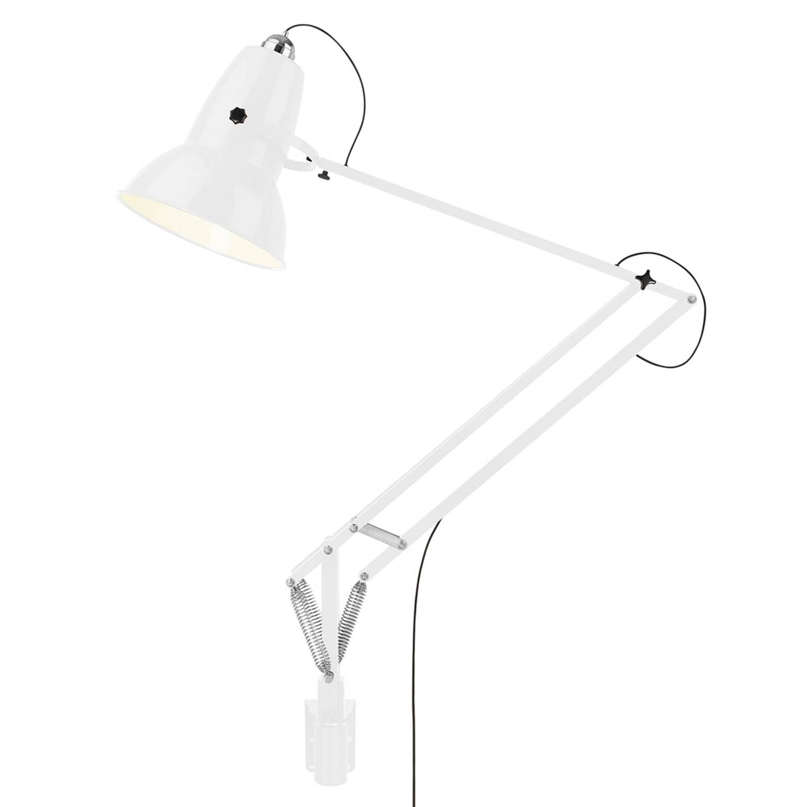 Anglepoise Original 1227 Giant wall light white, for Workroom / Office, steel, aluminium, E27, 13 W, energy efficiency: A+