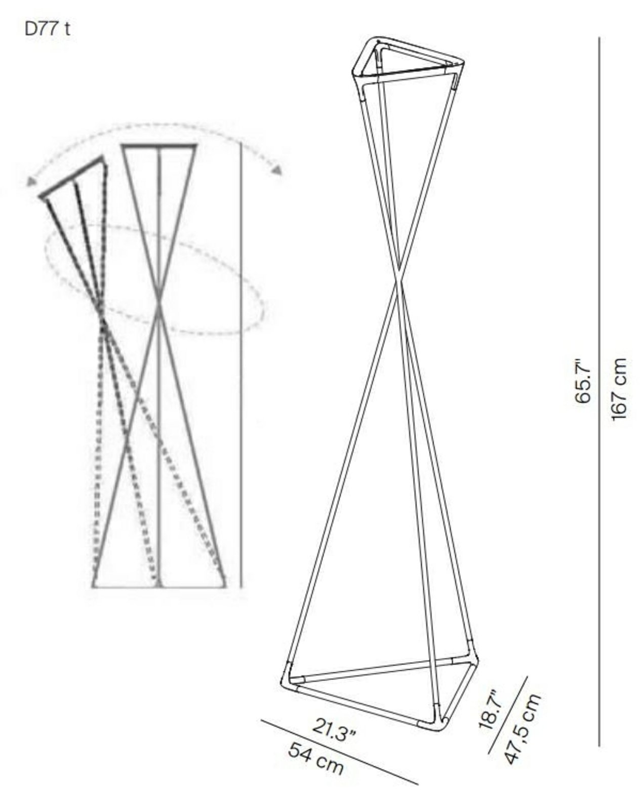 Tango Stojaca Lampa - Luceplan