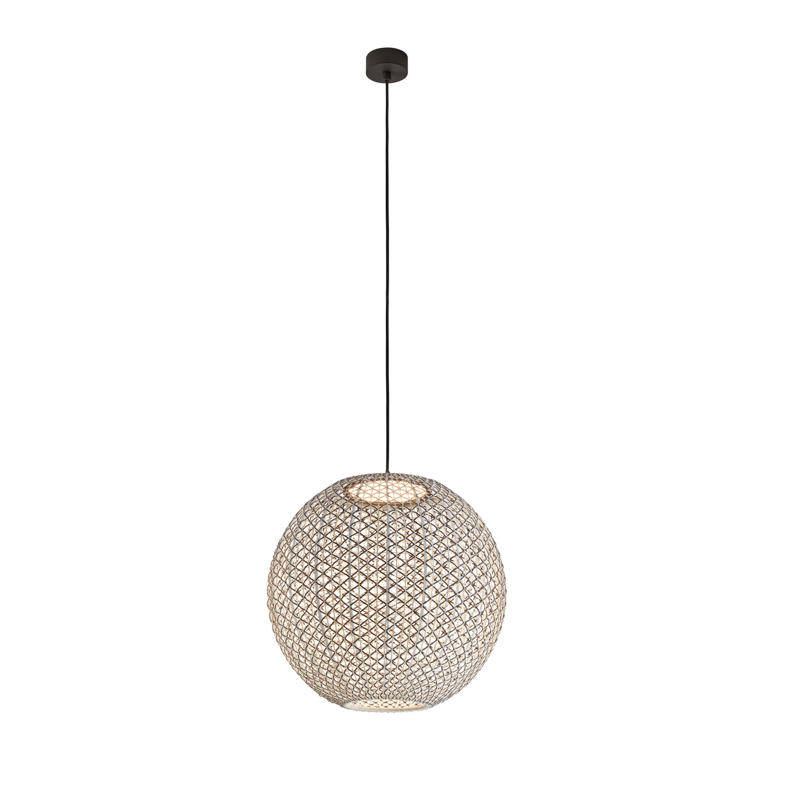 Bover Nans Sphere S/60 LED-Außenhängeleuchte braun