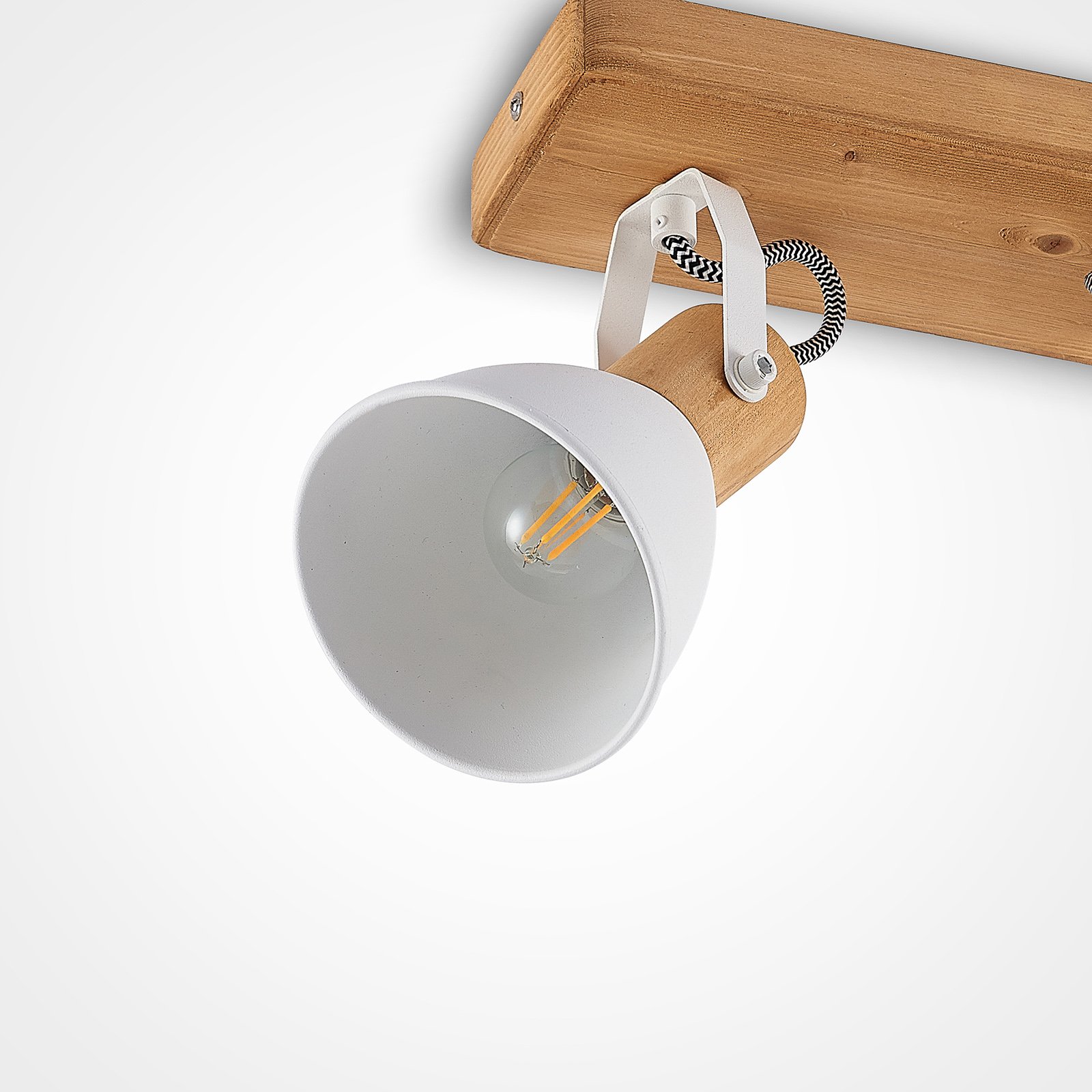 Merela 2 PlafondWood/White - Lindby