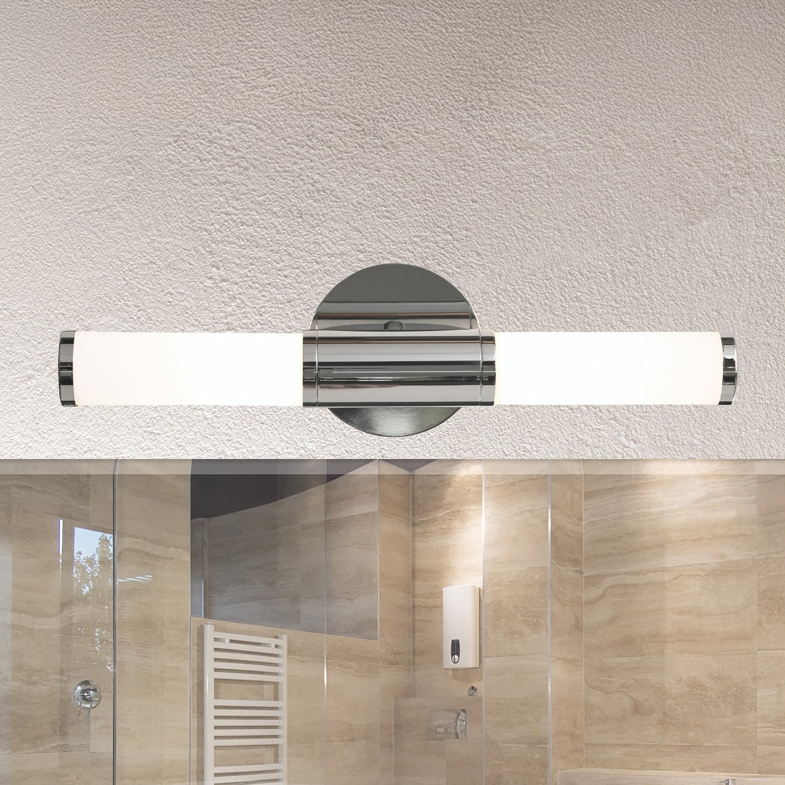 EGLO Palmo aplică 2 surse crom - Baie - Modern - opal - Metal