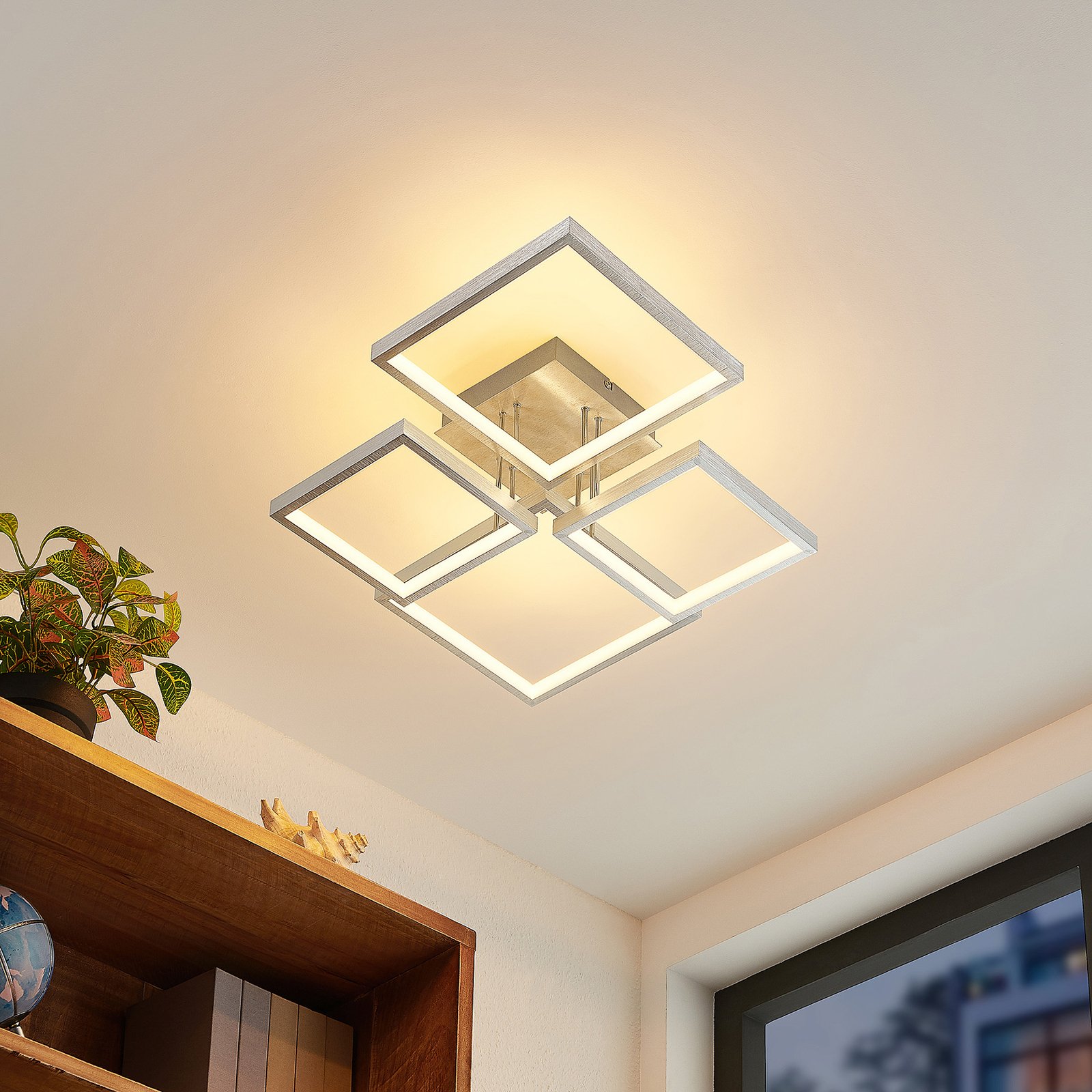 Lindby Adritha LED-taklampe, 4 lyskilder