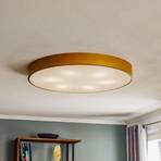 Cleo 800 ceiling light, sensor, Ø 78cm gold