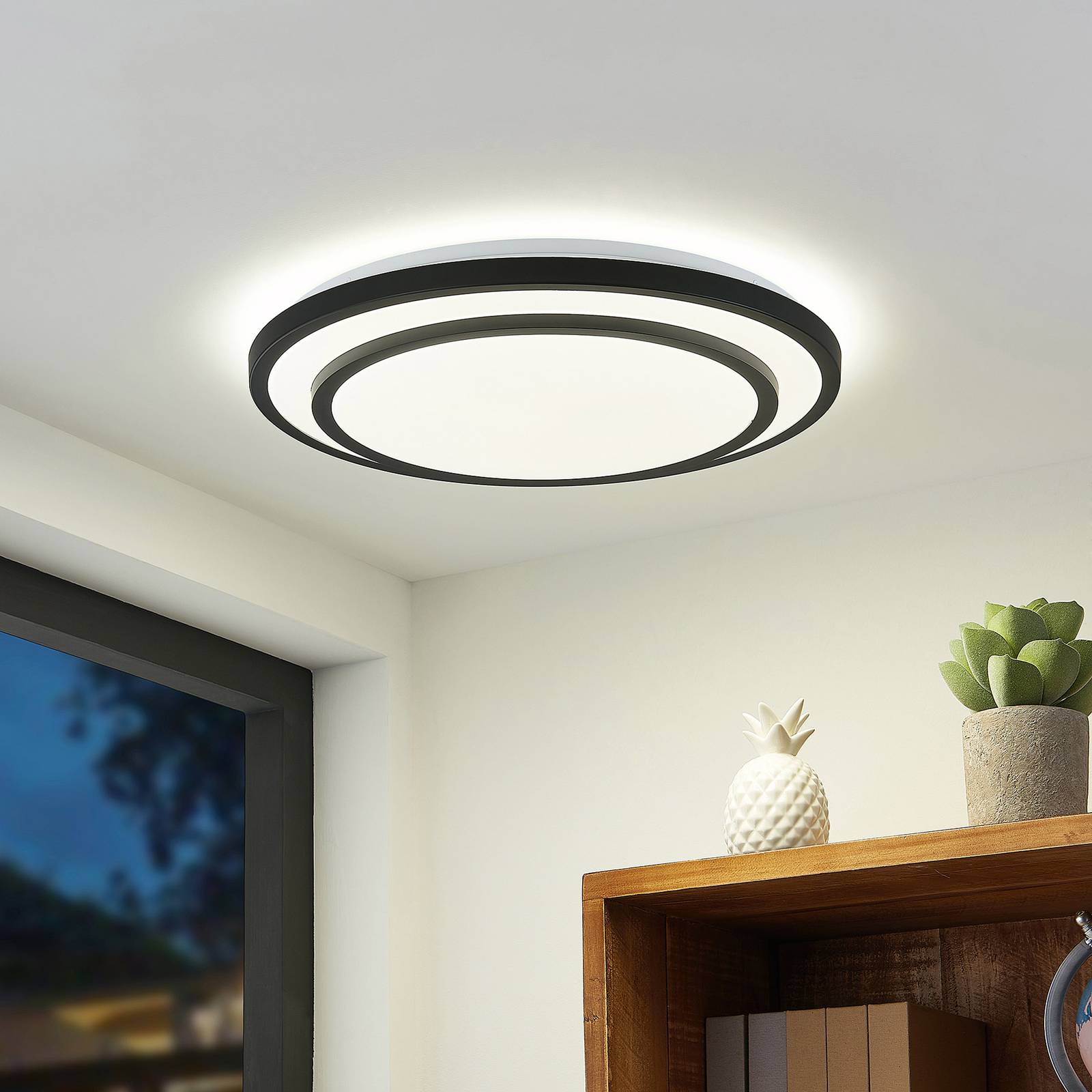 Image of Lindby Essina plafoniera LED, CCT, dimming