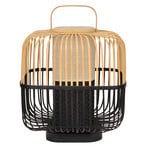 Bamboo Square Lampe de Table M Black - Forestier
