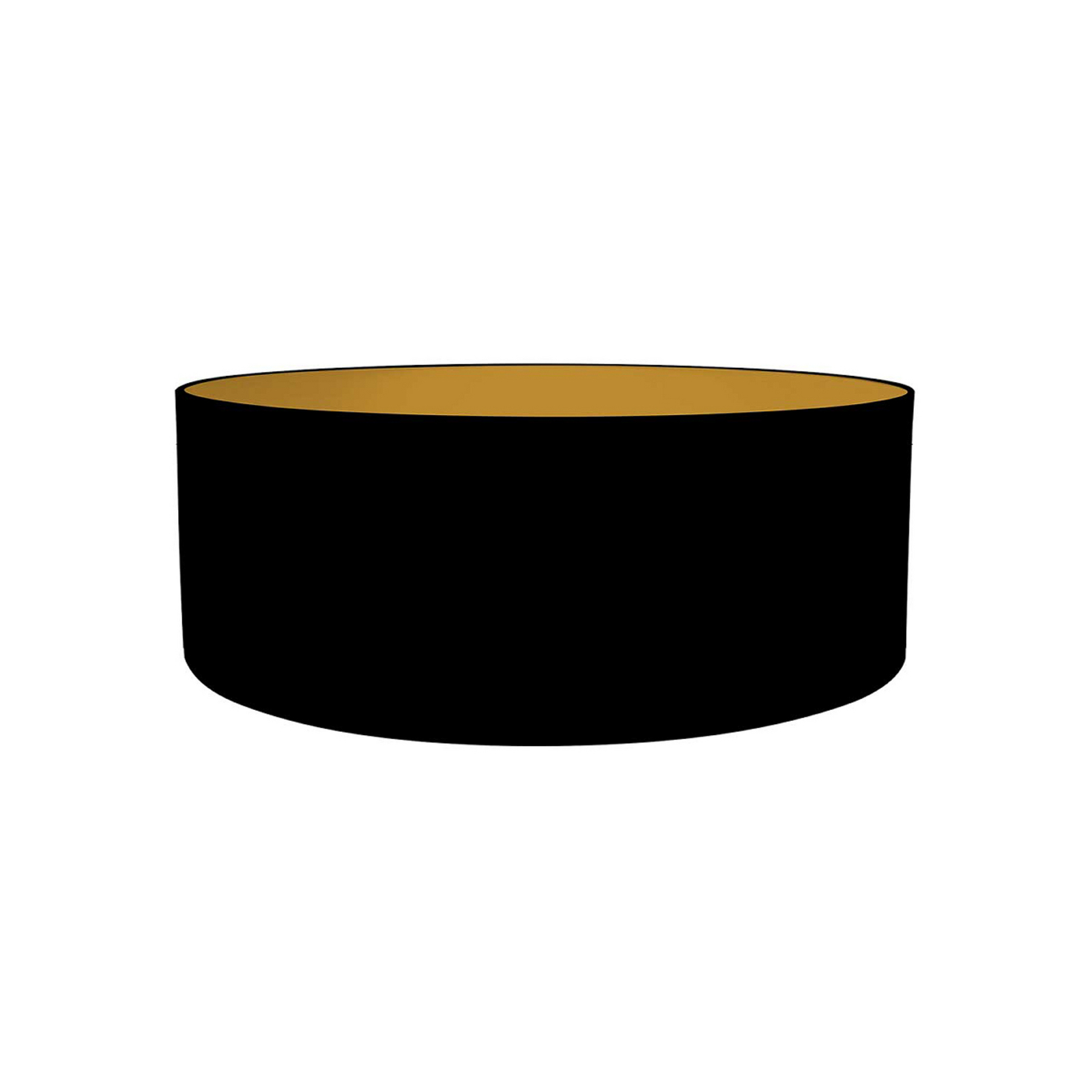 Tekstiilist seinavalgusti Elegant Classy must/kuldne