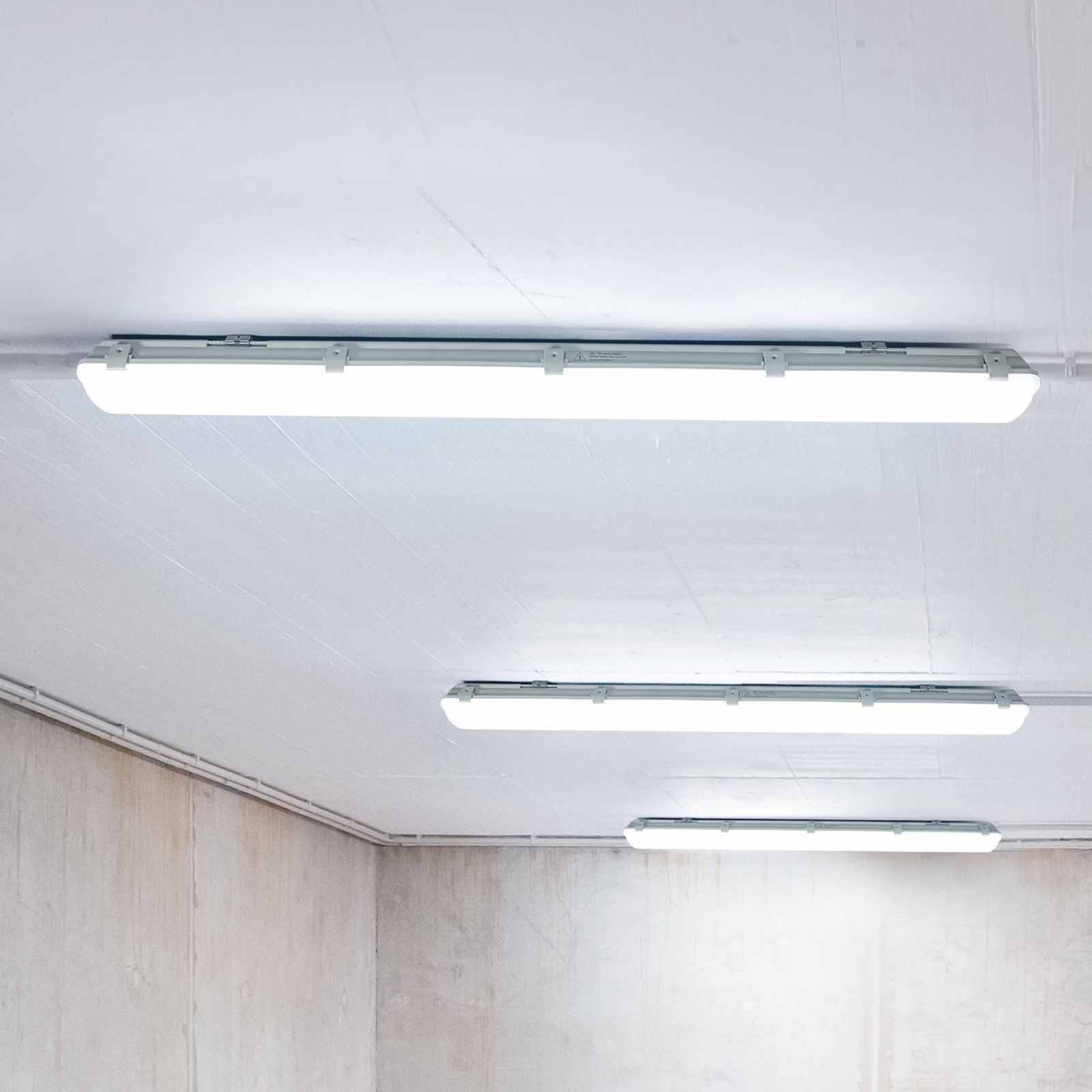 Plafonnier LED Mareen IP65 34 W 121,5 cm