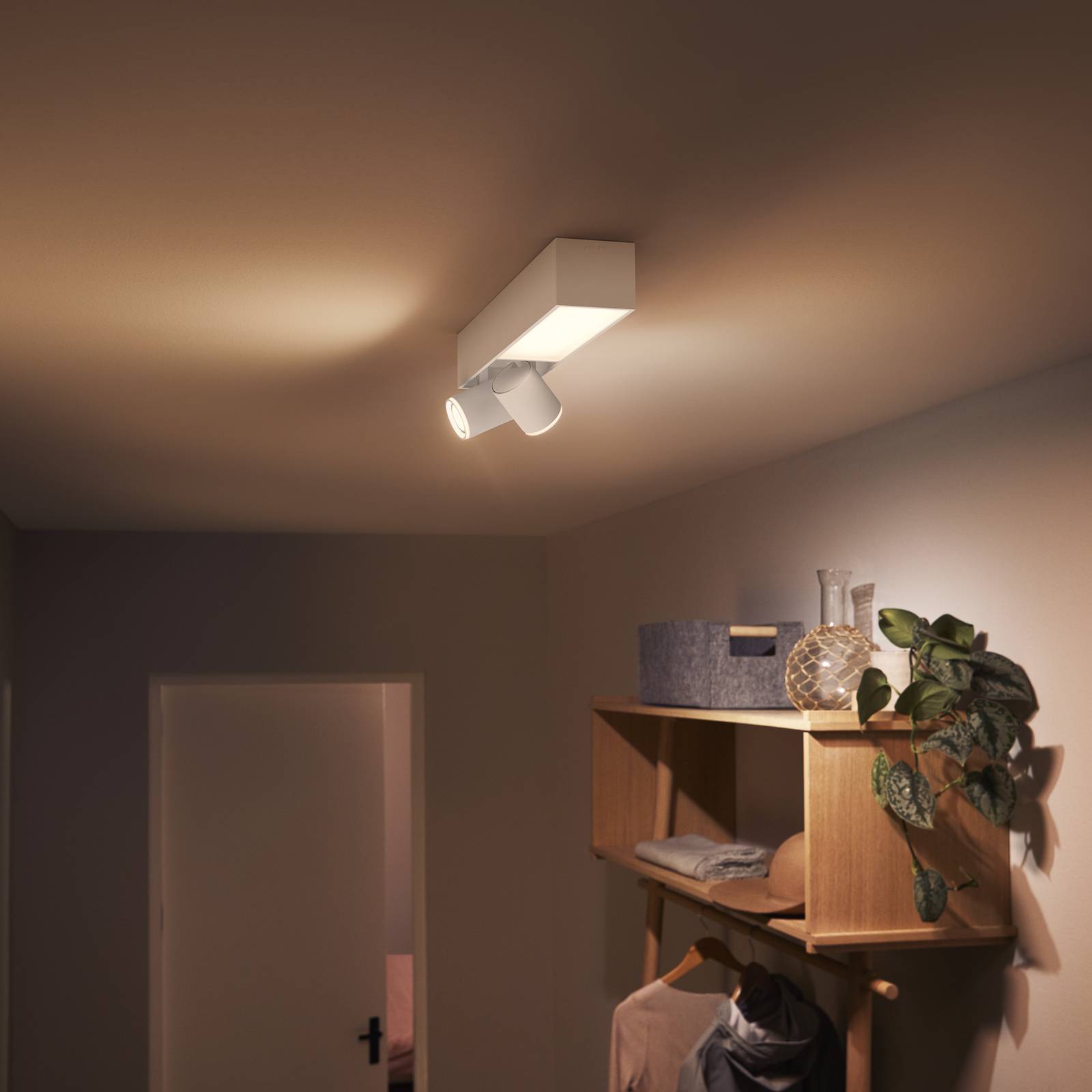 Reflektor sufitowy LED Philips Hue Centris, biały, 2-punktowy, RGB CCT