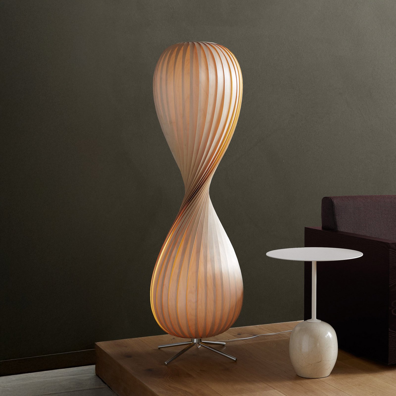 TR10 Floor Lamp 43x138 Birch Natural - Tom Rossau