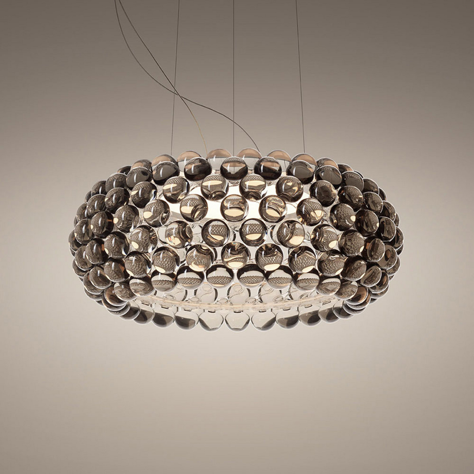 Foscarini Caboche Plus media MyLight CCT gri