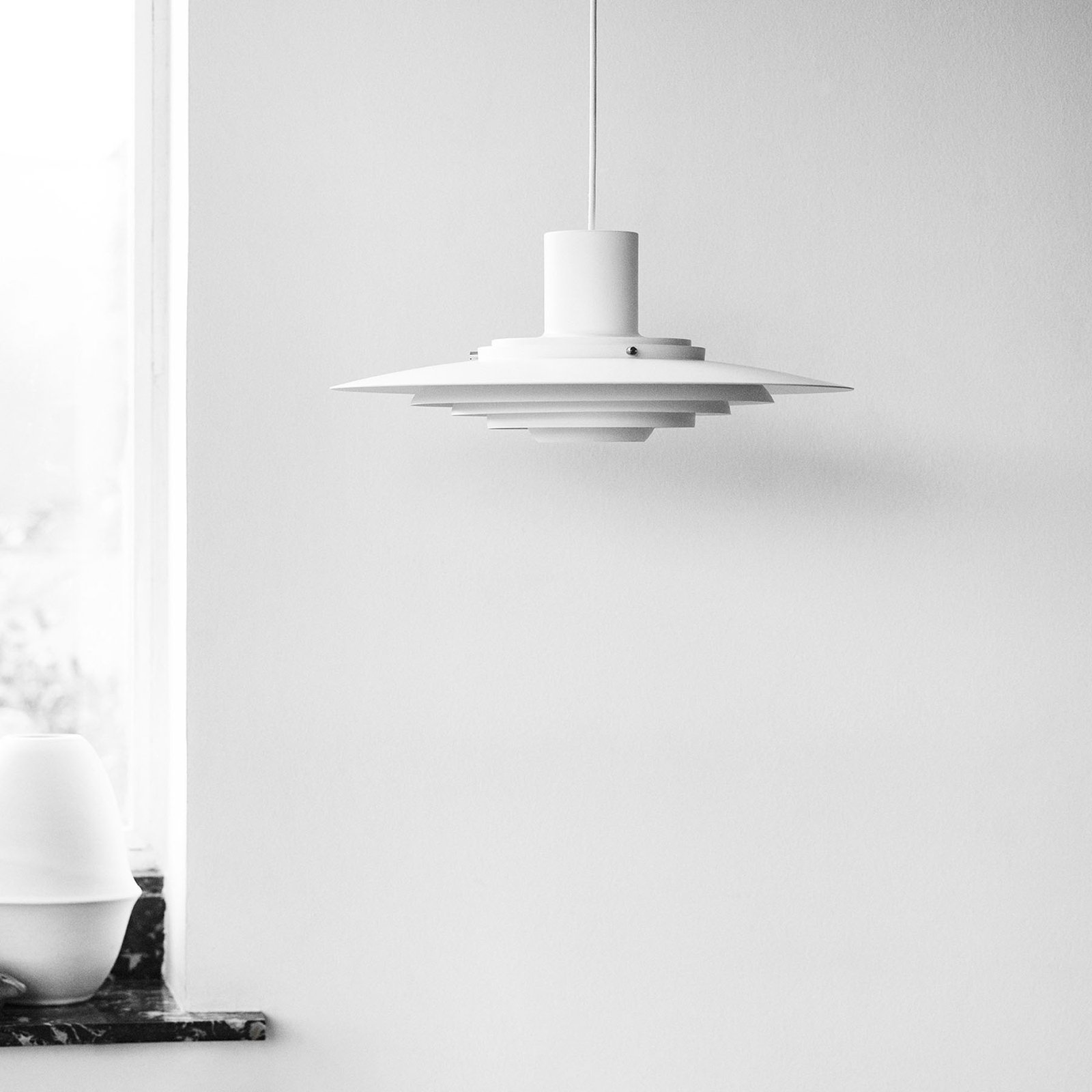 P376 Pendelleuchte KF1 Matt White - &Tradition