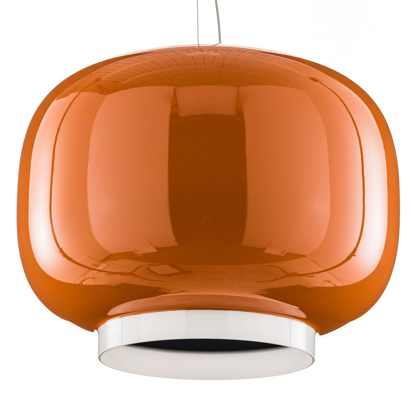 Foscarini Chouchin 1 lampa wisząca pomarańczowa