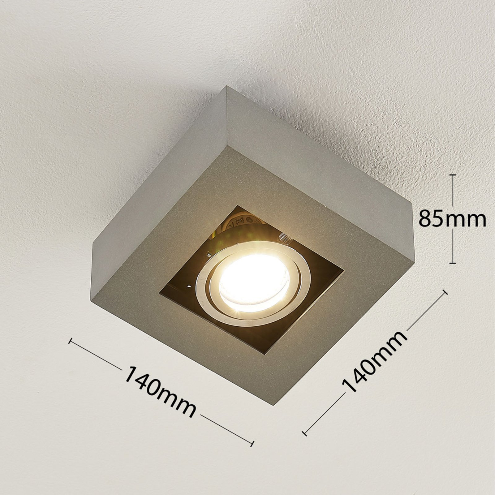 Vince 1 Taklampe Silver - Arcchio