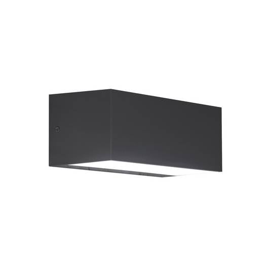 Amelia LED outdoor wall light, dark grey Lights.co.uk