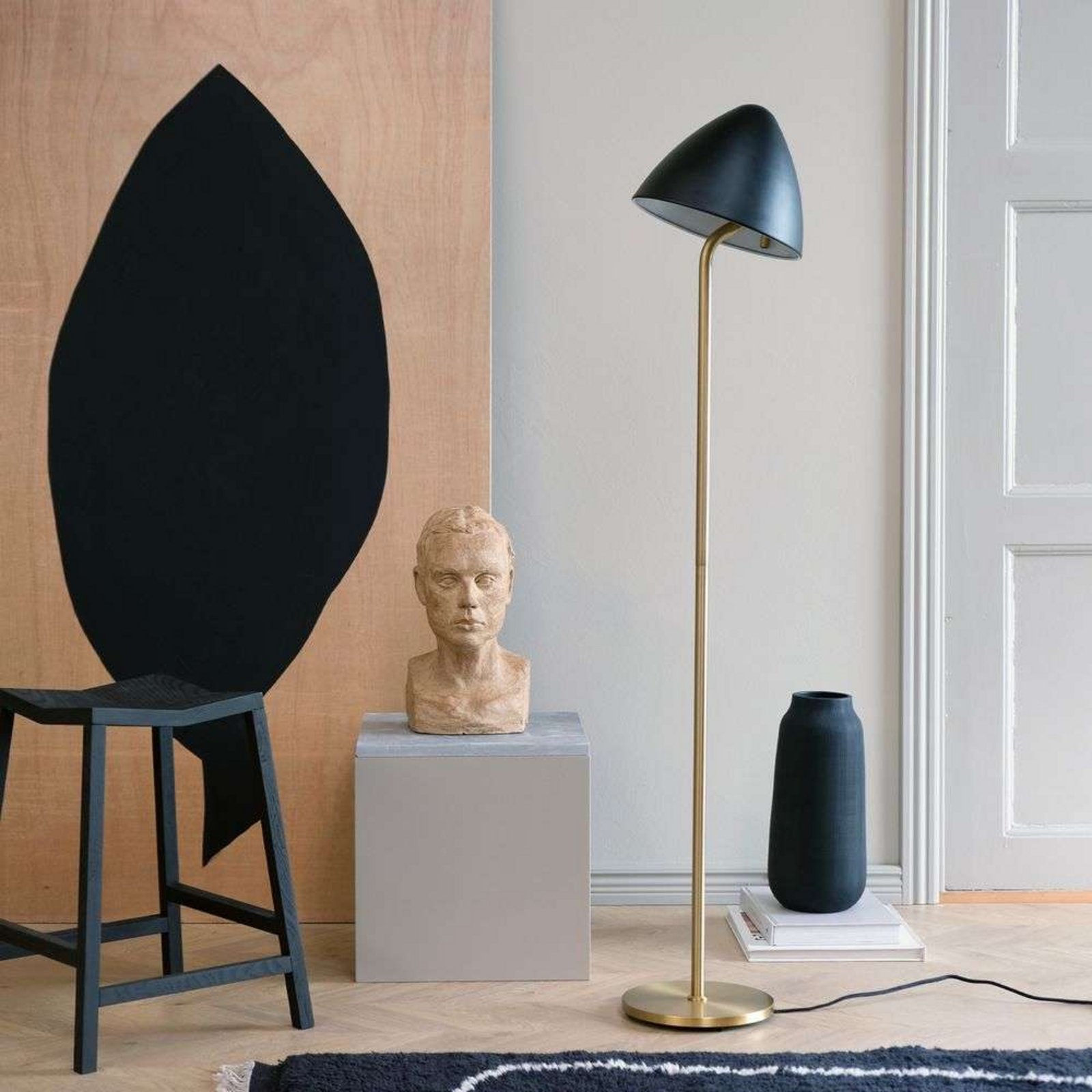 Oulu Lampadar Black/Brass - DybergLarsen