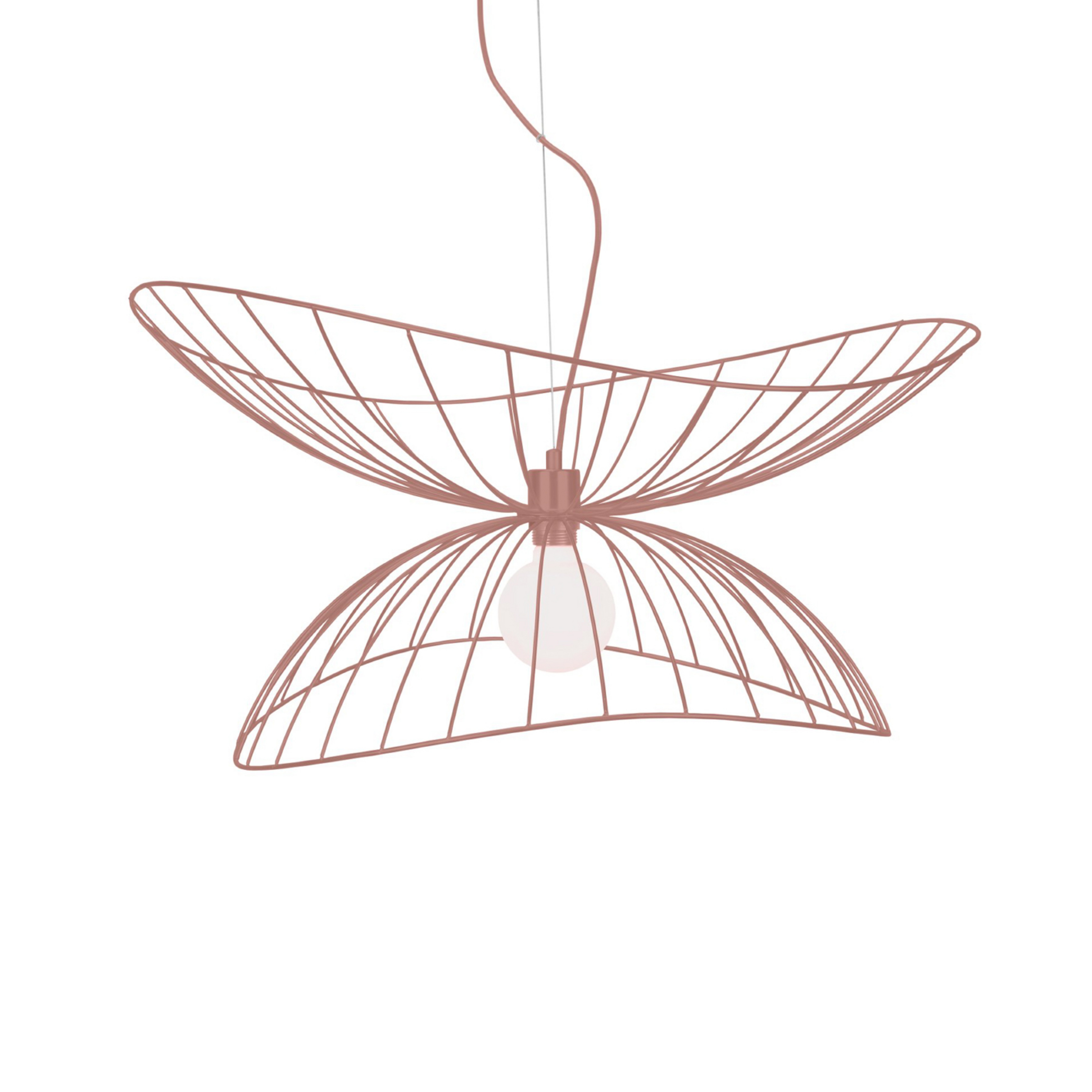 Lampada a sospensione RAY, rosa, Ø 70 cm, metallo - Globen Lighting