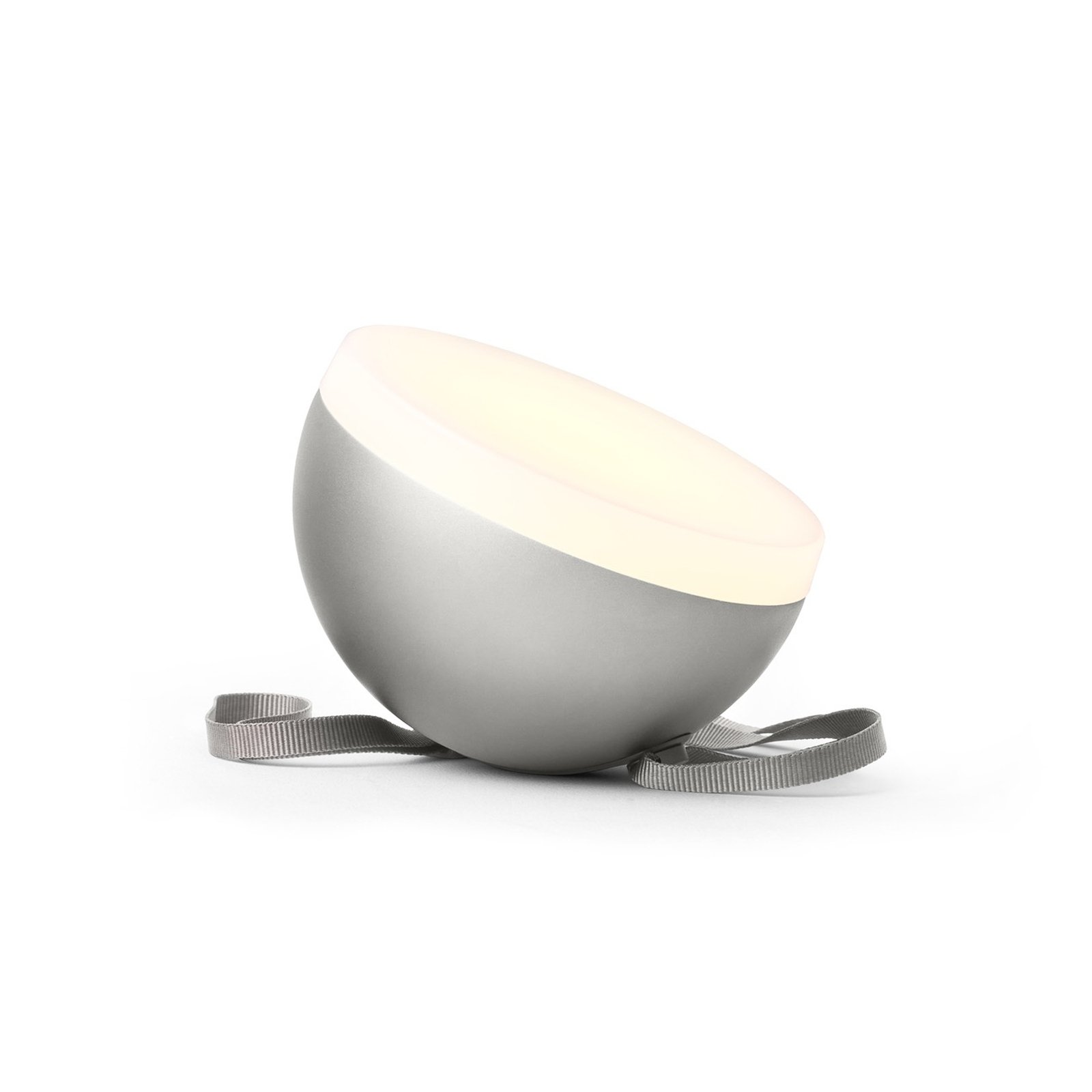 New Works Sphere LED-lampe m batteri IP67 varm grå