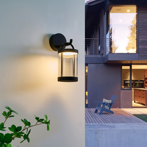 Lucande Caius LED-Außenwandleuchte