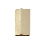 Sienas lampa London Square, zelta krāsā, augstums 15 cm, 2 spuldzes.