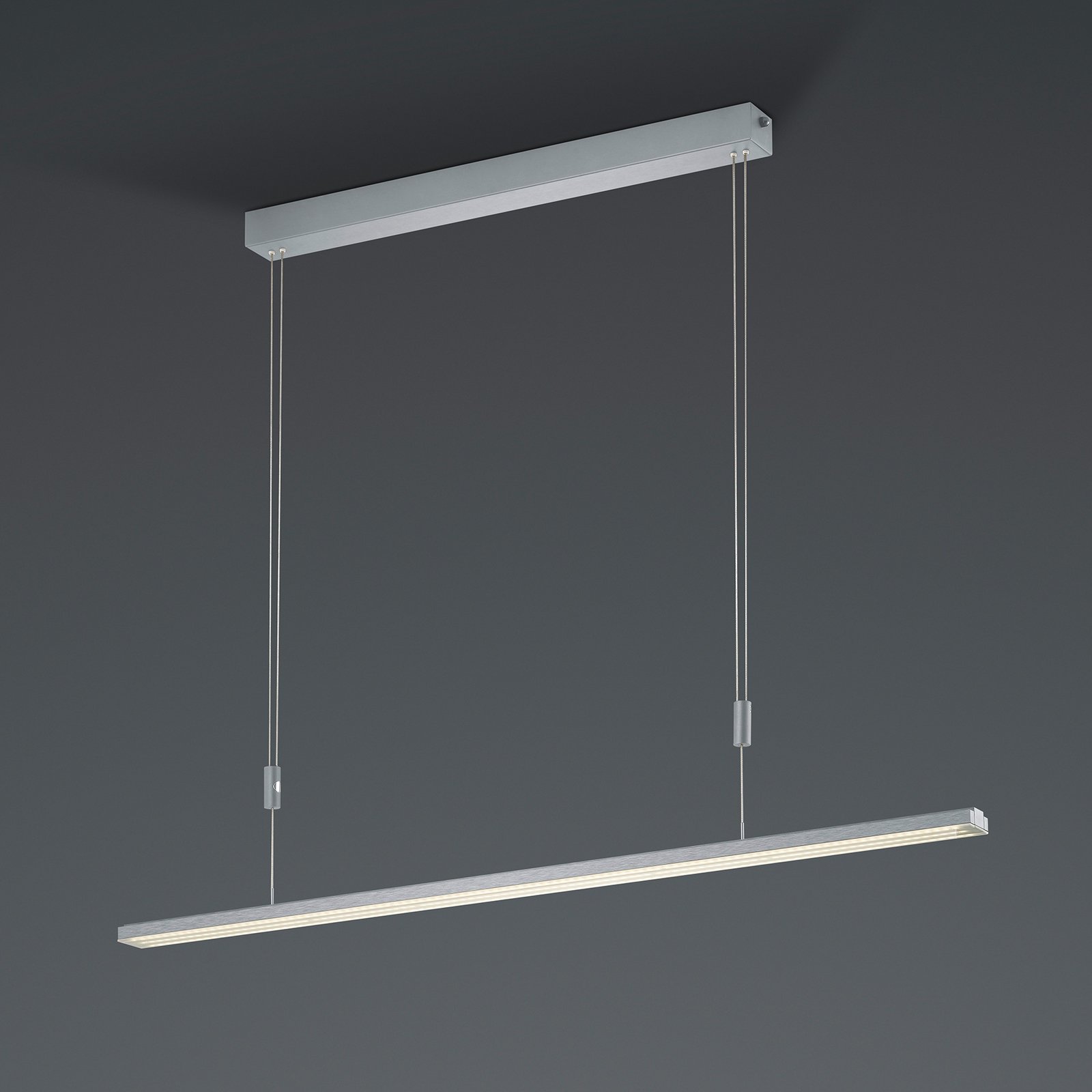 Lampada LED a sospensione a sospensione ZigBee up/down nichel sospensione 3 m