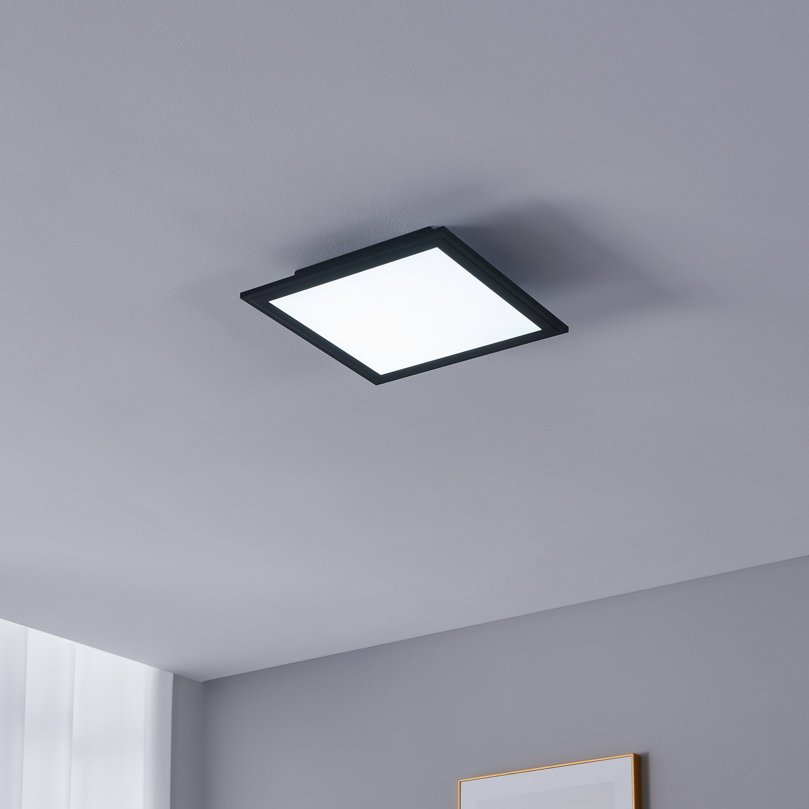 EGLO connect CCT Deckenlampe 30x30cm schwarz EGLO connect CCT Deckenlampe 30x30cm schwarz
