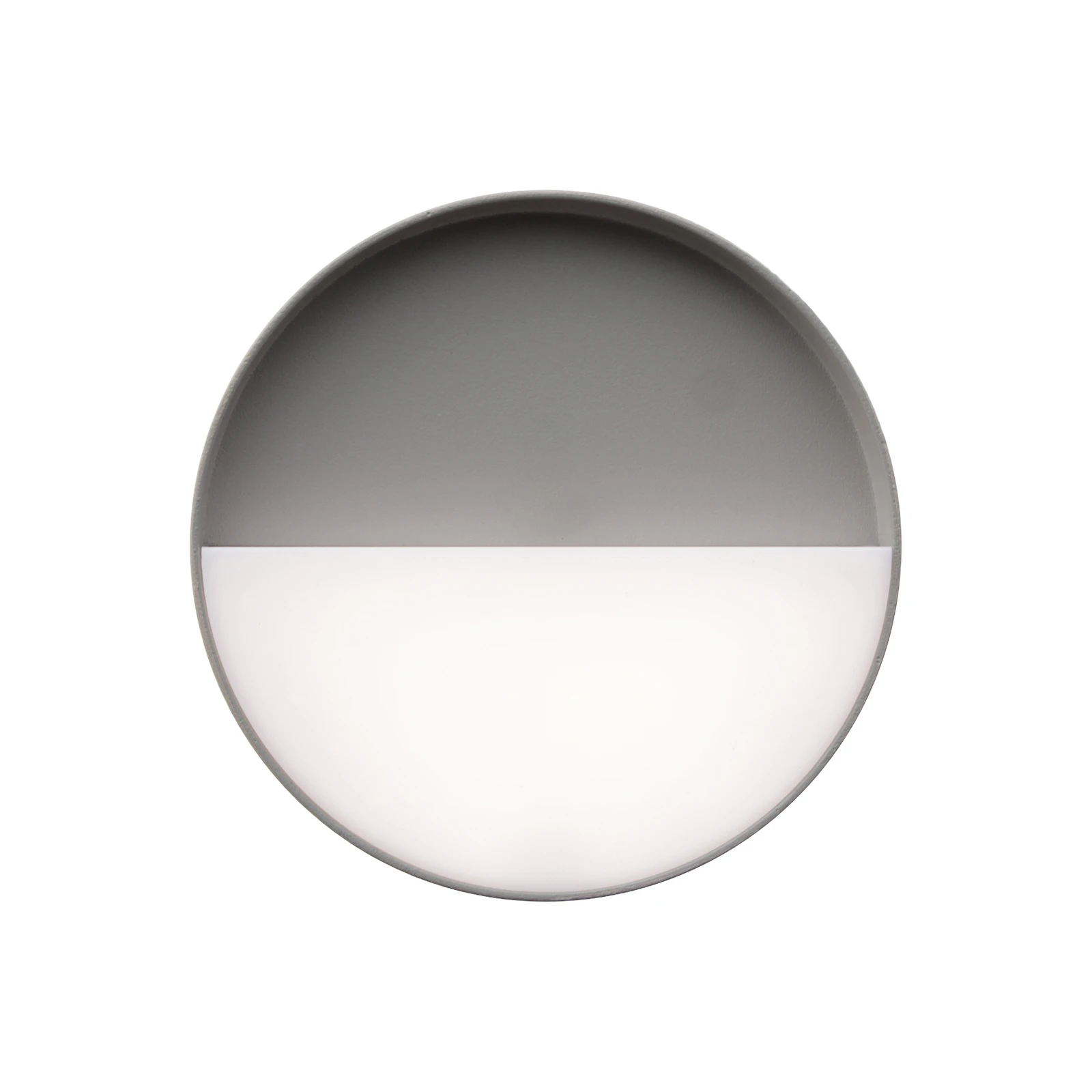 Meg LED-ladattava ulkoseinävalaisin, hiekanvärinen, Ø 15 cm