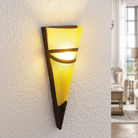 Lindby Pernilla Wandleuchte mit Scavo-Glas, 33 cm