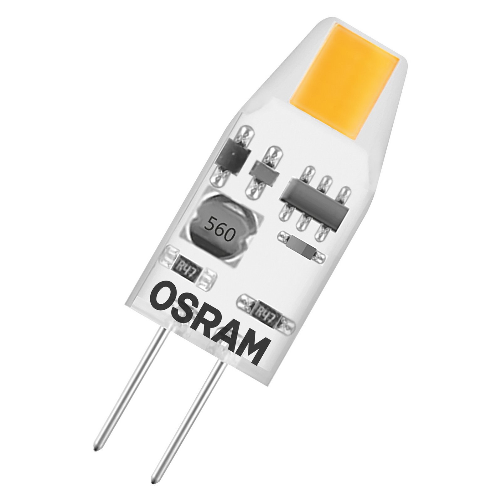 OSRAM LED spuldzīte G4 1W 827 Micro, caurspīdīga, caurspīdīga, 5 gab