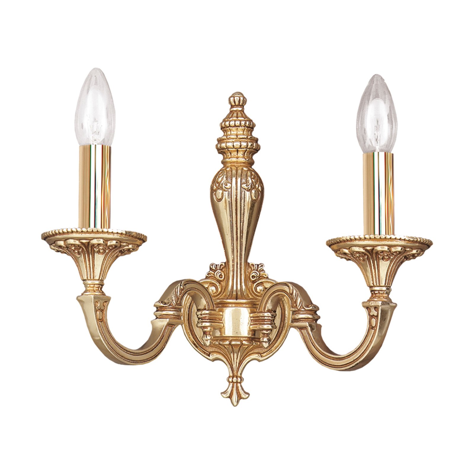 RIPERLamP Two-bulb wall light VERSALLES, for Living / Dining Room, metal, E14, 40 W, energy efficiency: A++, W: 33 cm, H: 27 cm