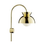 FRANDSEN Butterfly wall light, brass-coloured