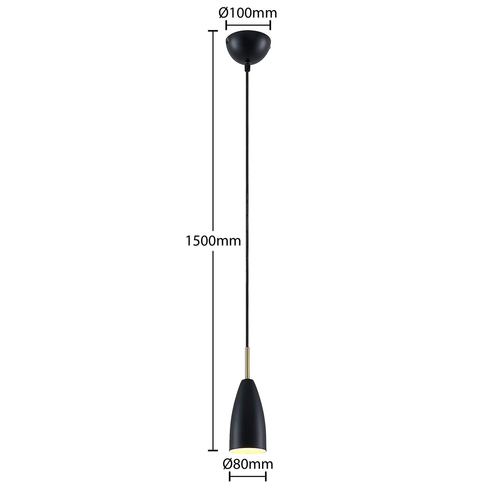 Lindby Caylee hanging light, one-bulb