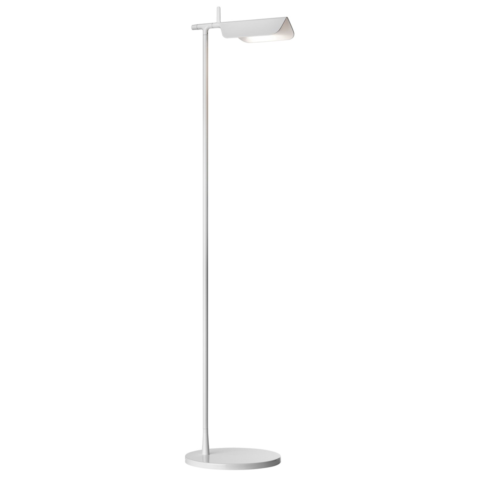 FLOS Tab LED floor lamp white 2,700 K rotatable