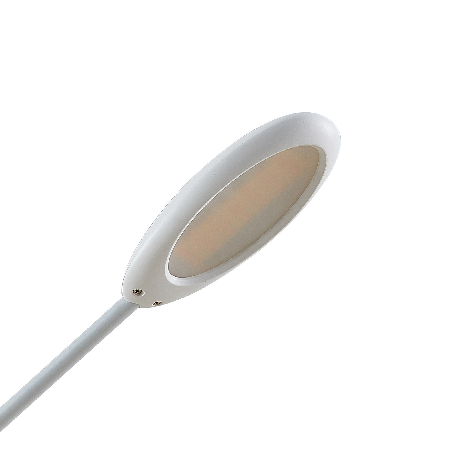Prios Ihario lámpara de mesa LED CCT, blanco