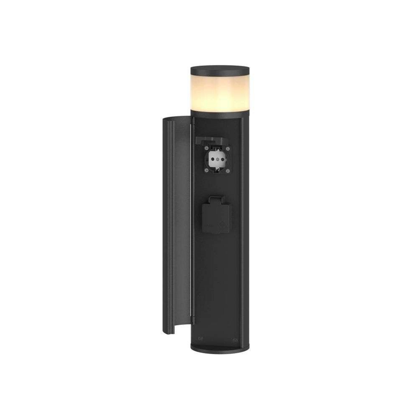 Corban Cover Up Vonkajšie Záhradná Lampa w/2 Power strip Graphite - Lucande