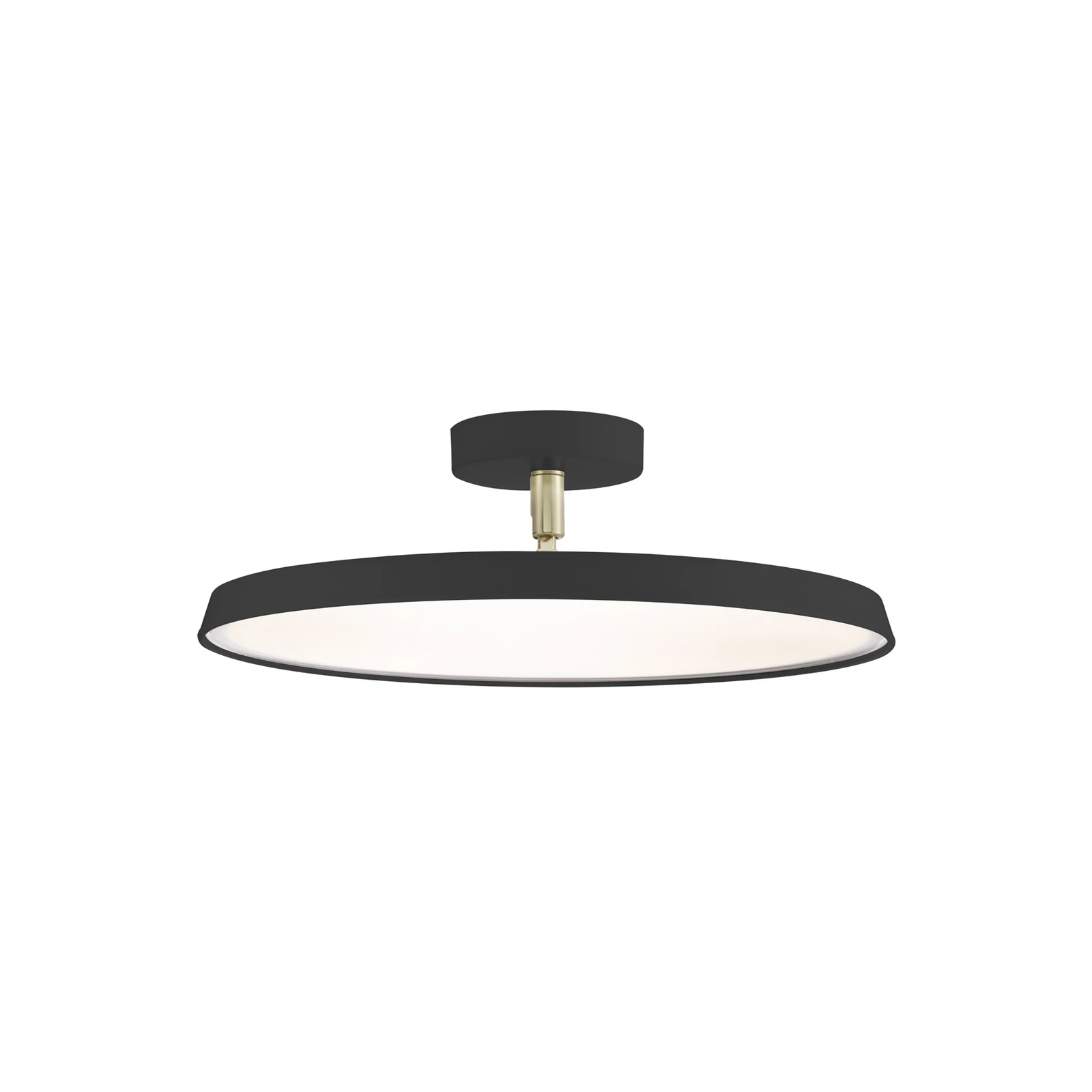 Candeeiro de teto LED Kaito 2 Pro, Ø 40 cm, preto, espaçamento